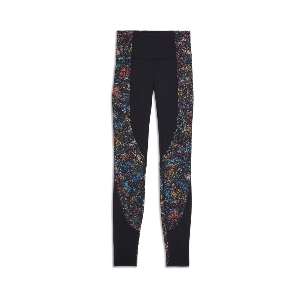 lululemon athletica Red and Black Artistic Leggings - Picture 2 of 9